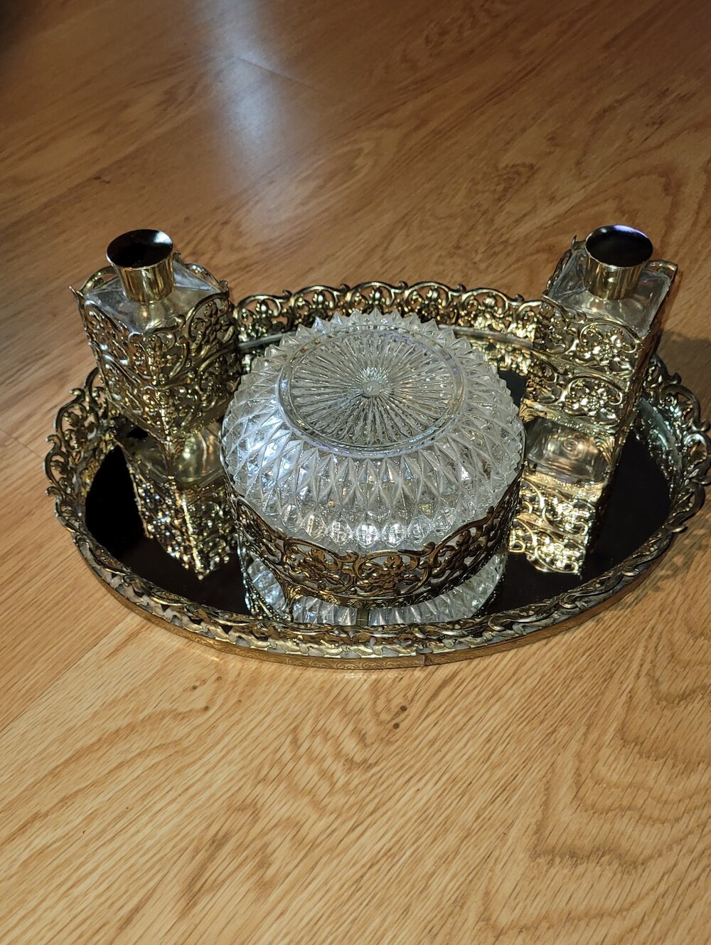 Vintage Hollywood Regency Vanity Set